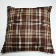 Maharam Pressed plaid Cask Pillow Jaspid studio