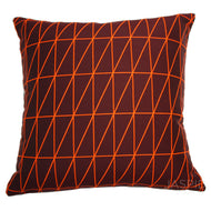 Maharam Bright Angle Tangerine Pillow Jaspid studio