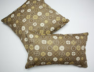 Maharam Charles & Ray Eames Circle Khaki pillow Jaspid studio