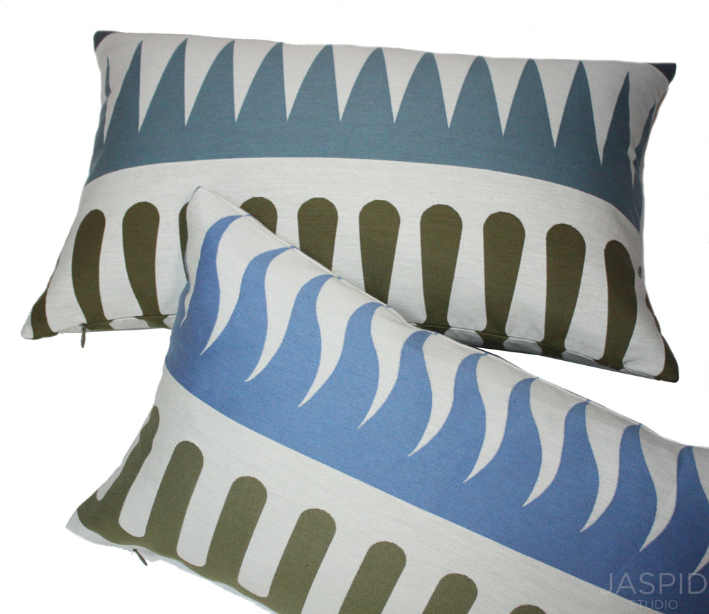 Maharam Palio Sky by Alexander Girard, Pillow