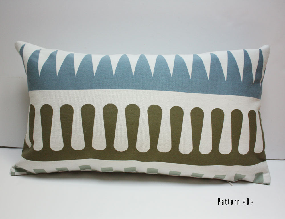 Maharam Palio Sky by Alexander Girard, Pillow Jaspid studio