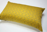 Maharam Repeat Dot Gold Pillow Jaspid studio