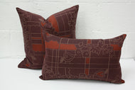 Maharam Layers park Cayenne Pillow Jaspid studio