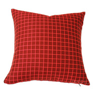 Maharam Bright Grid Raspberry Pillow Jaspid studio