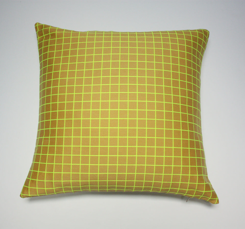 Maharam Bright Grid Hi Lite Pillow Jaspid studio