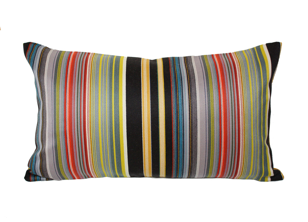 Maharam Paul Smith Stripes Reverberating Pillow (vertical stripes) Jaspid studio