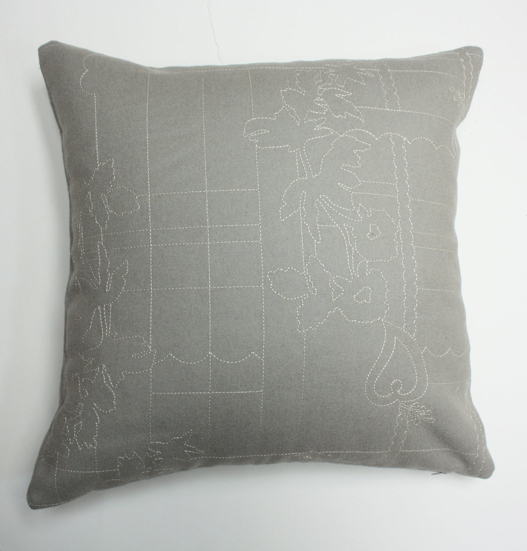 Maharam Layers Park Snow Pillow Jaspid studio